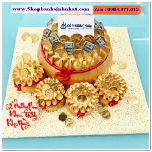 Bánh Sinh Nhật Hũ Vàng - VA10